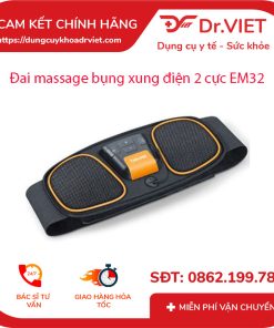 Đai massage bụng xung điện 02 điện cực EM32