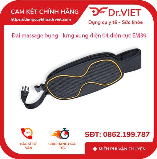 Đai massage bụng - lưng xung điện 04 điện cực EM39 - Đai massage EM39