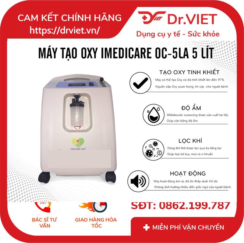 Máy Tạo Oxy iMediCare OC-5LA 5 Lít