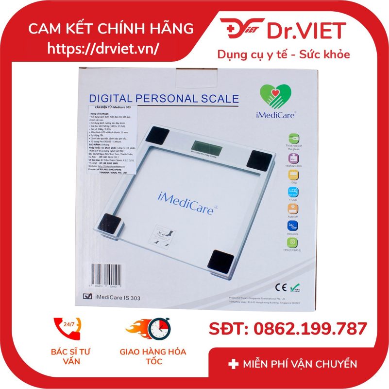 Cân sức khỏe điện tử iMediCare iS-303