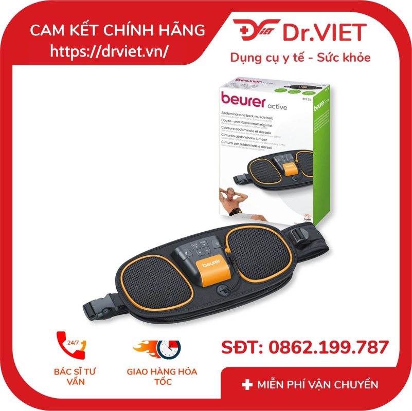 Đai massage bụng lưng Beurer EM39