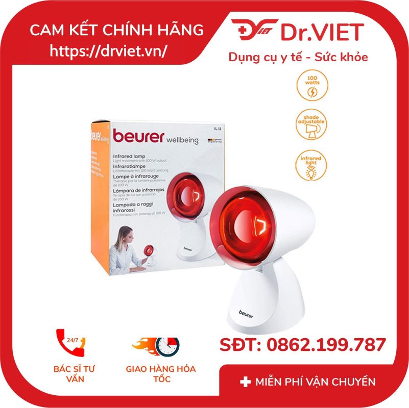 Đèn hồng ngoại trị liệu 100w Beurer IL11