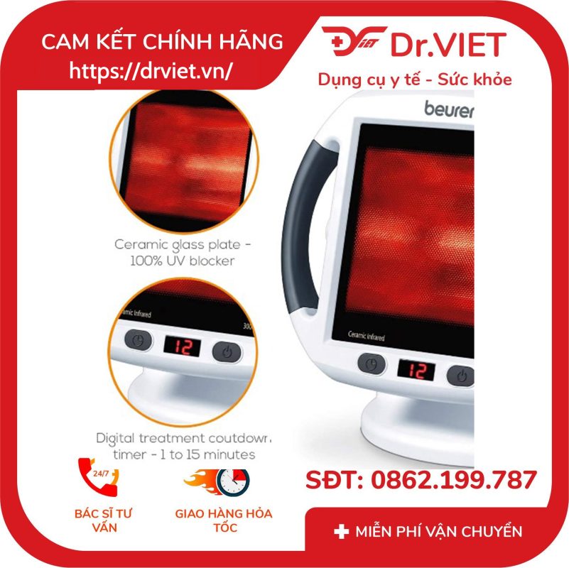 Đèn hồng ngoại trị liệu 300W Beurer IL50