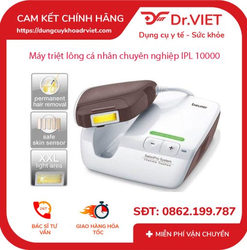 Máy triệt lông cá nhân chuyên nghiệp IPL 10000