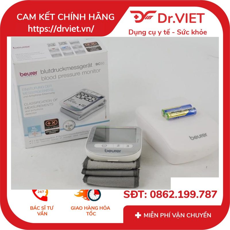 Máy đo huyết áp cổ tay Beurer BC50