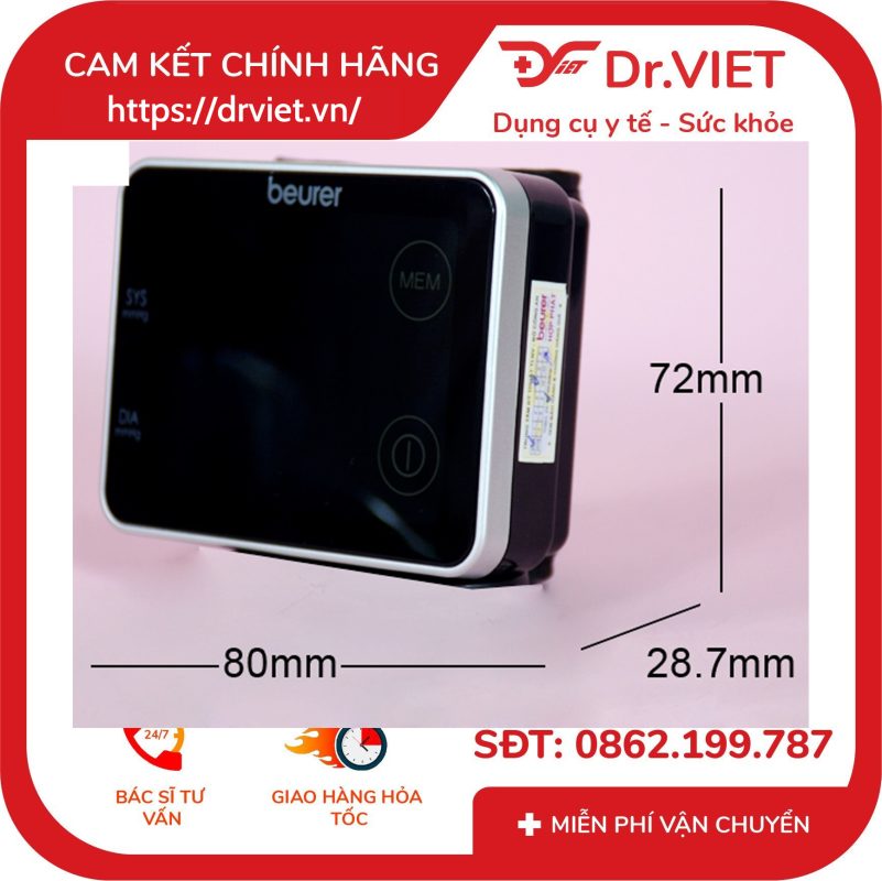  Máy đo huyết áp cổ tay Beurer BC58