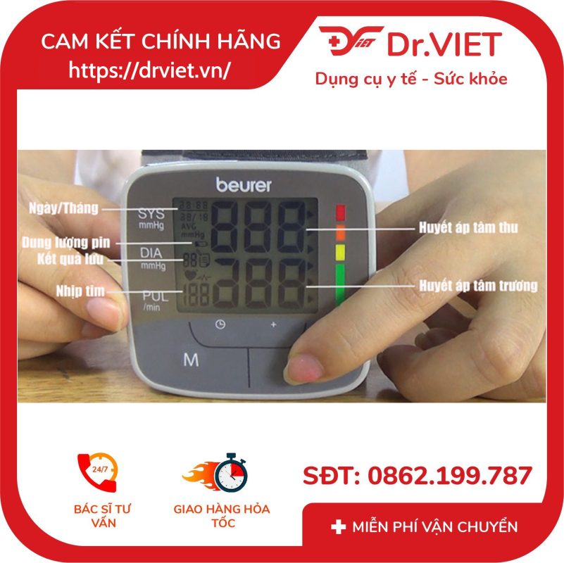 Máy đo huyết áp cổ tay Beurer BC32