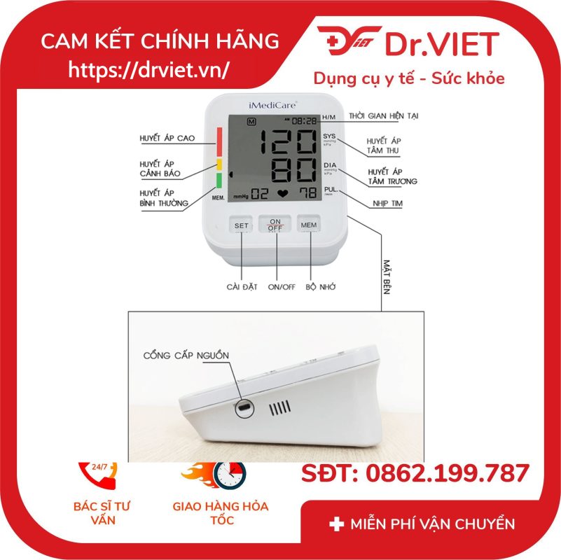 Máy đo huyết áp iMediCare iBPM-6S