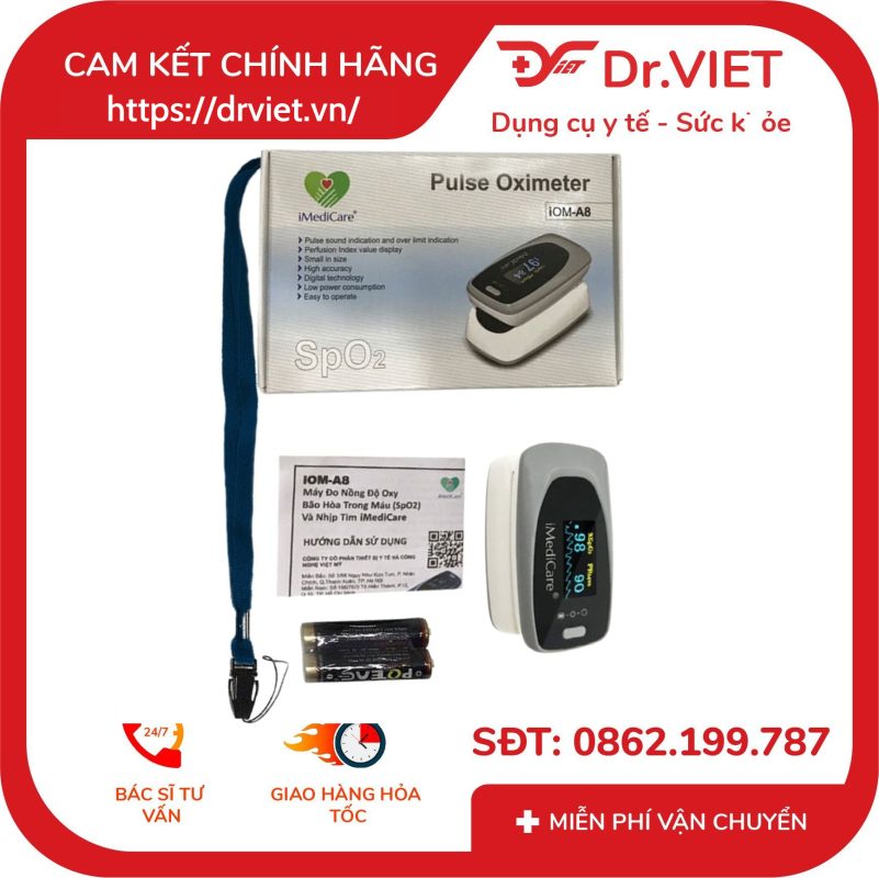 Máy đo nồng độ oxy imedicare iOM-A8