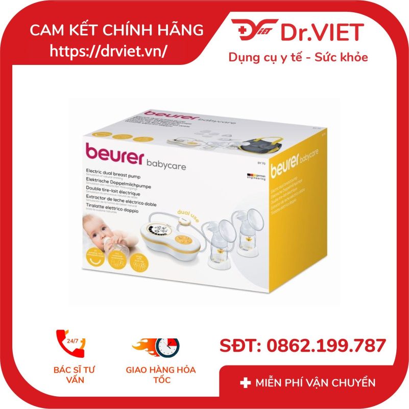Máy hút sữa điện đôi Beurer BY70
