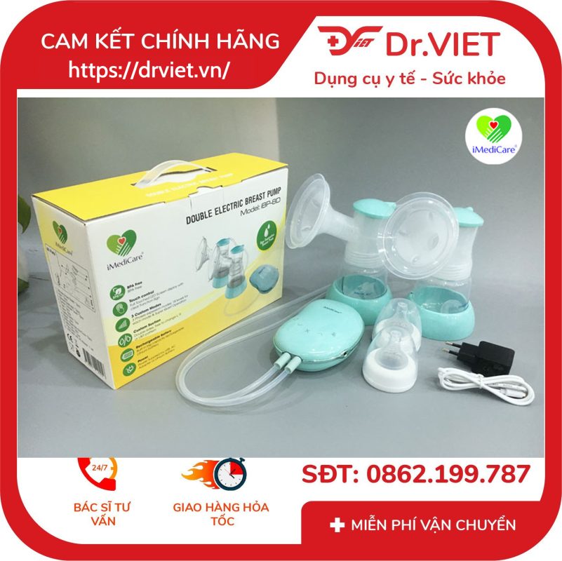 Máy hút sữa điện đôi iMediCare iBP-8D