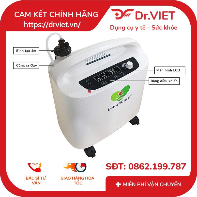 Máy tạo oxy iMediCare IOC-5LS 5 Lít