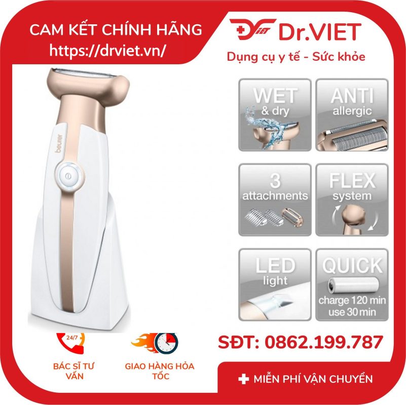 Máy cạo lông và tẩy da chết Beurer HL35