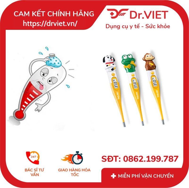 Nhiệt kế điện tử đầu mềm Beurer BY11