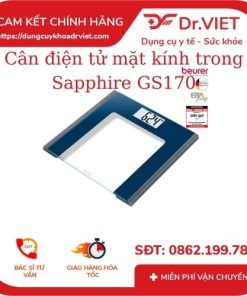 Cân điện tử mặt kính trong Sapphire GS170