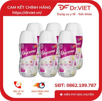 Sữa Glucerna Abbott hương vani bổ sung dinh dưỡng đặc biệt cho người đái tháo đường