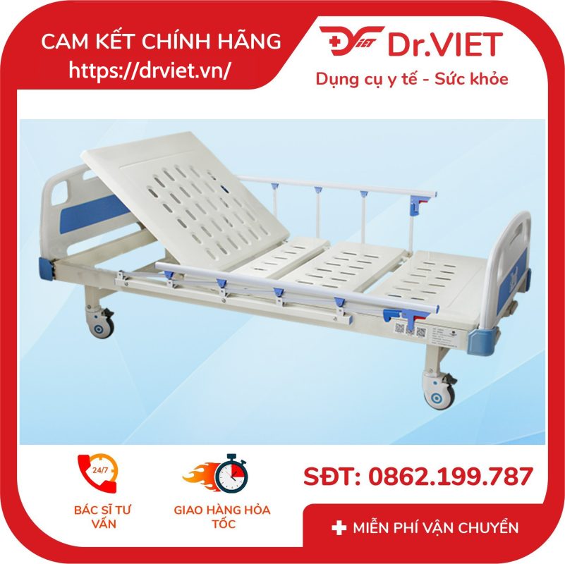 Giường Bệnh 2 Tay Quay Lucass GB-C2