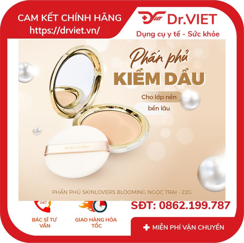 Phấn phủ Skinlovers Blooming ngọc trai siêu mịn 21