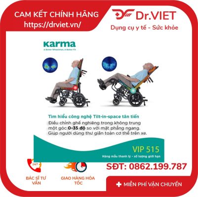 Xe lăn Karma VIP 515