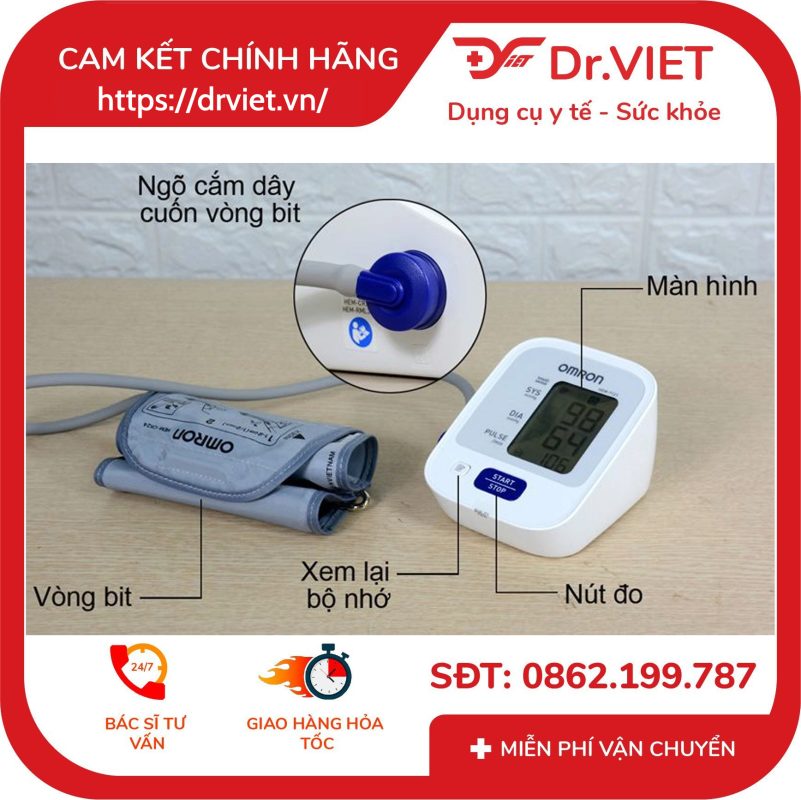Máy đo huyết áp bắp tay Omron HEM-7121