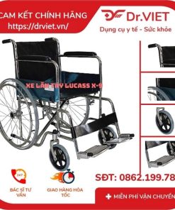 Xe lăn tay X-9 Lucass tiêu chuẩn