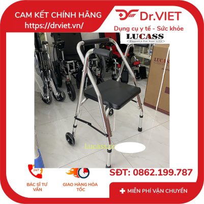 Khung tập đi có ghế ngồi Lucass W-9