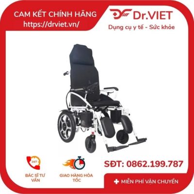 Xe lăn điện Ngã Nằm lưng cao DLY-812, Xe lăn cho người khuyết tật, bệnh nhân, người già - Đa năng