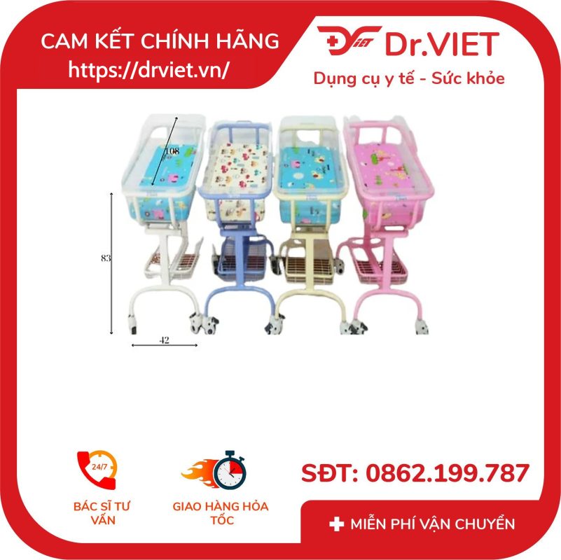 Xe Nôi Em bé TJM- XN02 4 bánh
