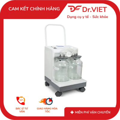 máy hút dịch y tế 2 bình 7A-23D