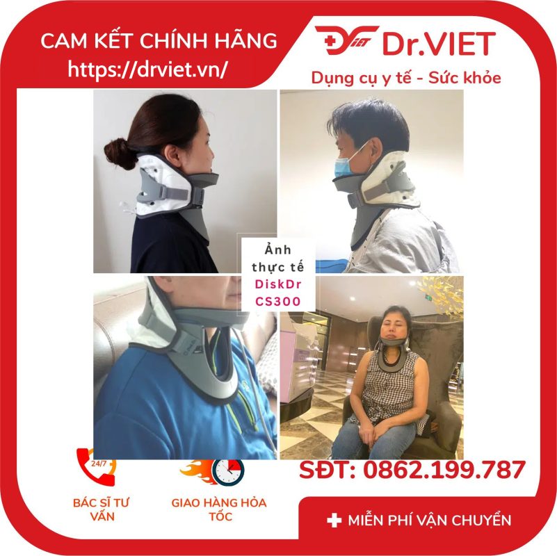 Đai cổ kéo giãn cột sống DiskDr. CS300