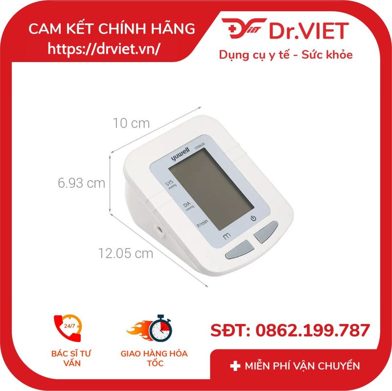Máy đo huyết áp bắp tay Yuwell YE660B