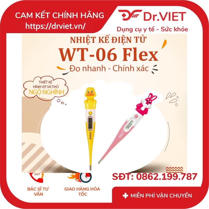 Nhiệt kế điện tử B.Well Swiss WT-06 flex