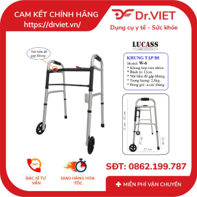 Mua khung tập đi lucass w-6 ở đâu?