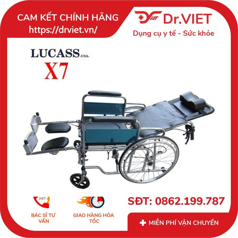Xe lăn đa năng Lucass X7