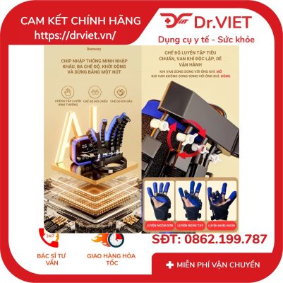 Găng tay tập phục hồi chức năng A8 cho người tai biến