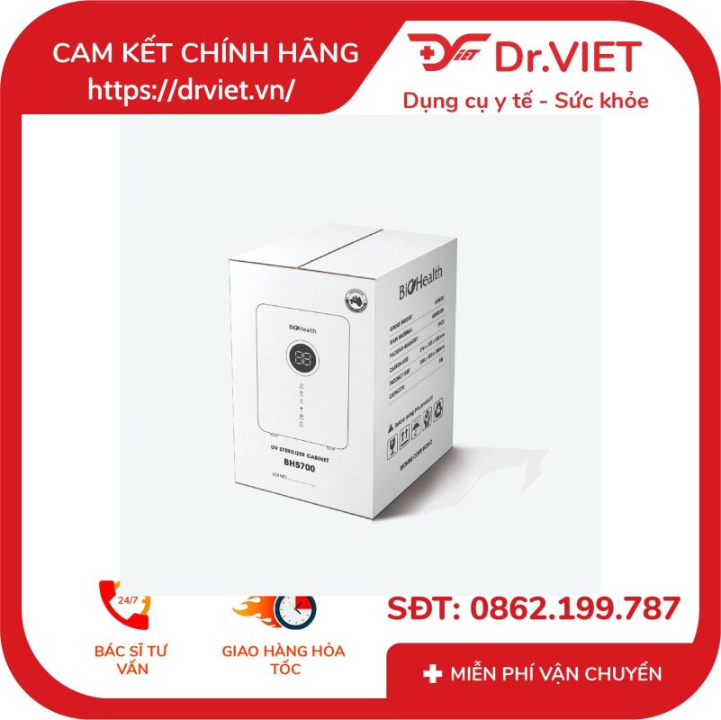 Máy Tiệt Trùng UV Cao Cấp Cửa Trên BioHealth 18L BH5700