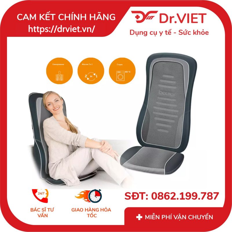 Đệm ghế massage Shiatsu Beurer MG315