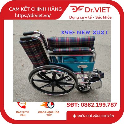 Xe lăn tay Lucass X-9B/X-9B có bàn ăn