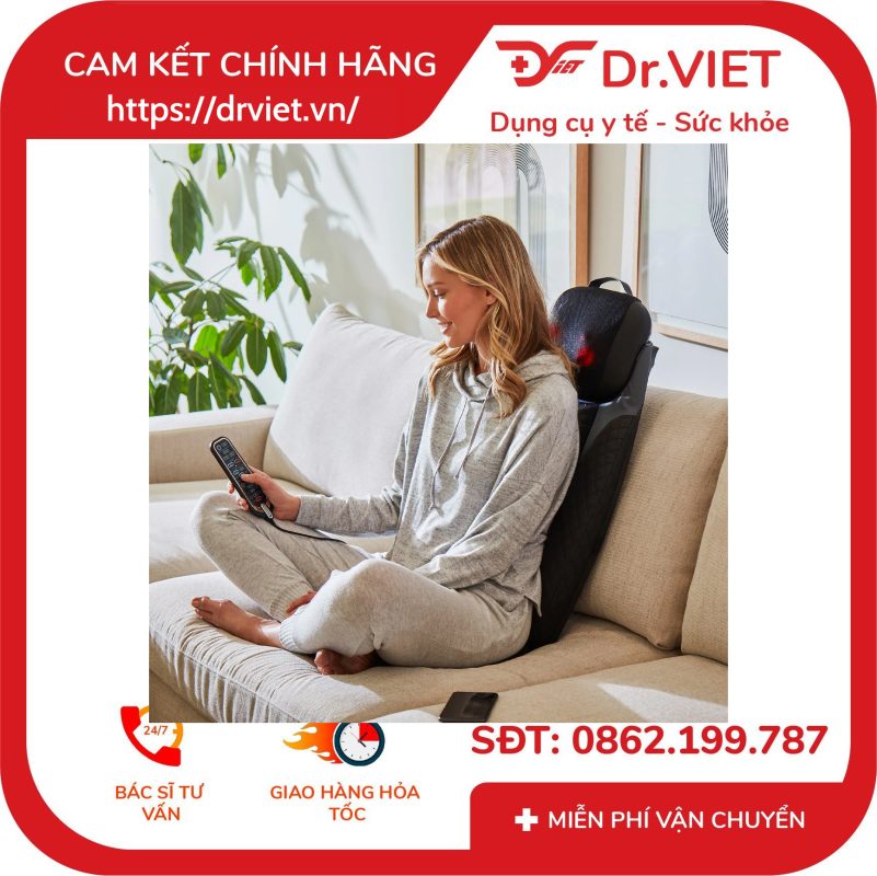 Đệm ghế massage shiatsu đa năng 2in1 Homedics MCS-950