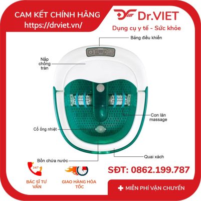 Bồn ngâm chân cao cấp massage HoMedics FB-650