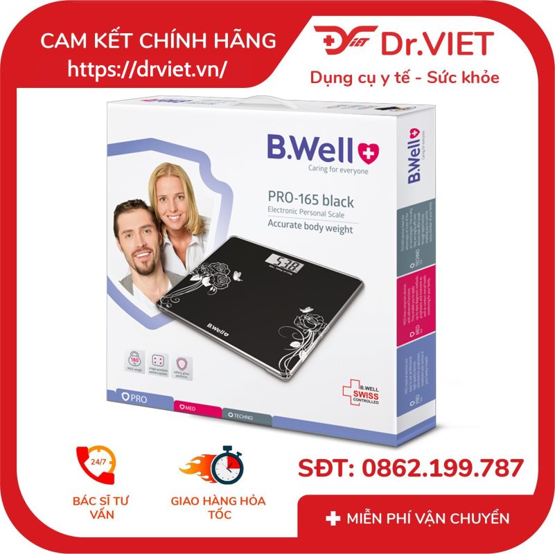 Cân sức khoẻ điện tử B.Well Swiss PRO-165