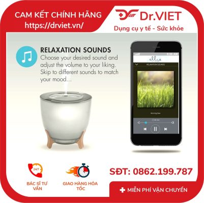 Máy khuếch tán tinh dầu siêu âm cao cấp Ellia ARM-1210GY kết nối APP mobile