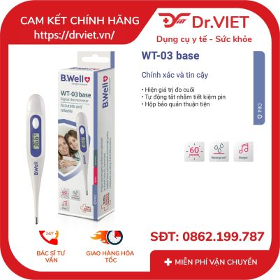 Nhiệt kế điện tử B.Well Swiss WT-03 base
