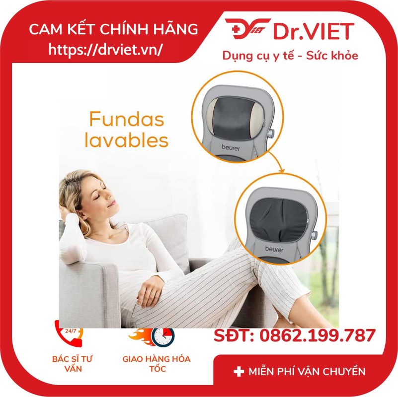 Đệm massage 3D hồng ngoại Beurer MG320