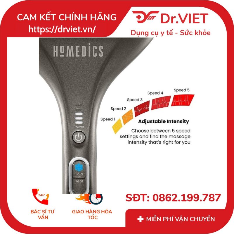 Máy massage cầm tay nóng lạnh HoMedics HHP-500H
