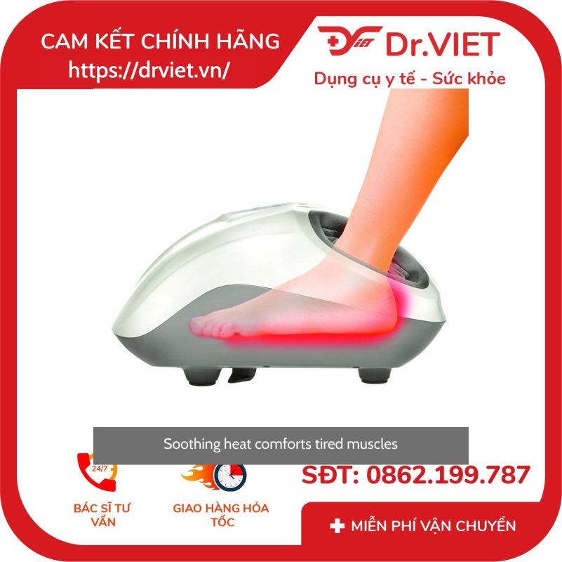 Máy massage chân khí nén Shiatsu 3D kèm nhiệt FMS-351HJ
