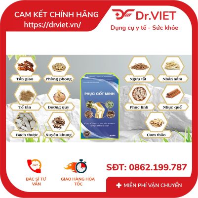 Phục Cốt Minh Hỗ trợ xương khớp - Hộp 60 viên