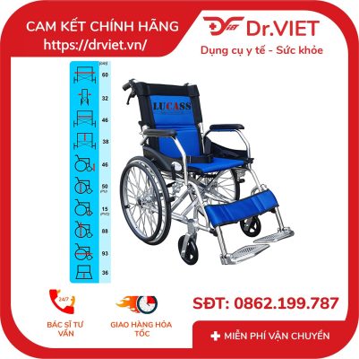Xe lăn tay Lucass X-63L