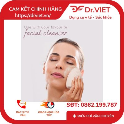 Máy rửa mặt Silicone kháng khuẩn HoMedics FAC-310
