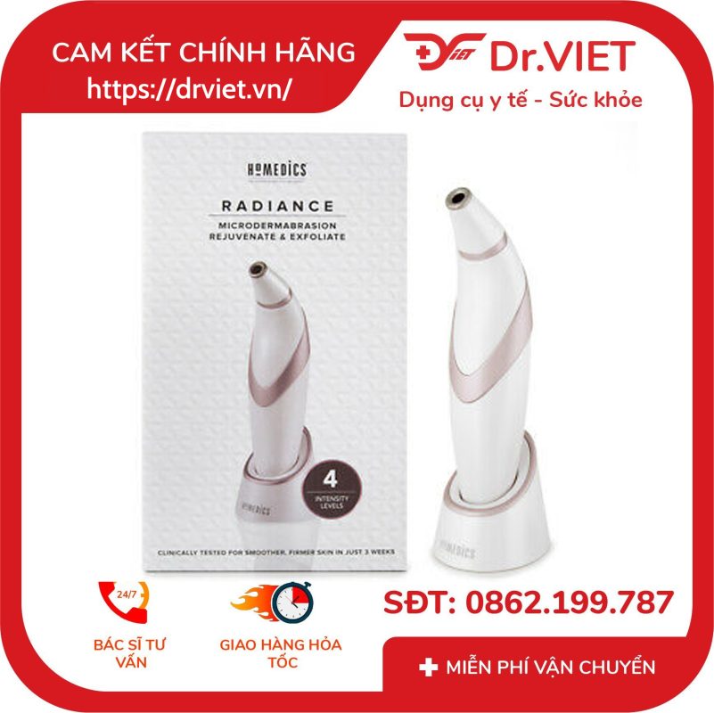 Máy tẩy tế bào chết siêu mài mòn kim cương HoMedics MDA-100